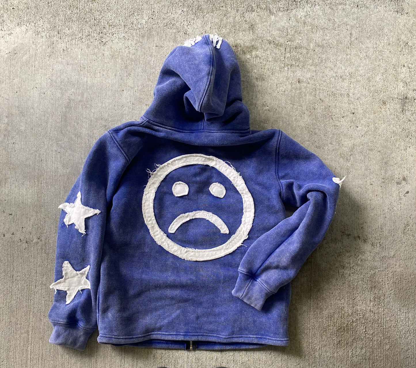 BLUE MOODY HOODIE