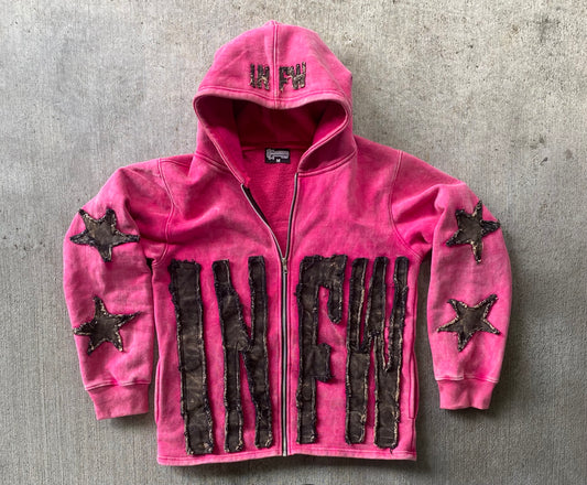 PINK MOODY HOODIE